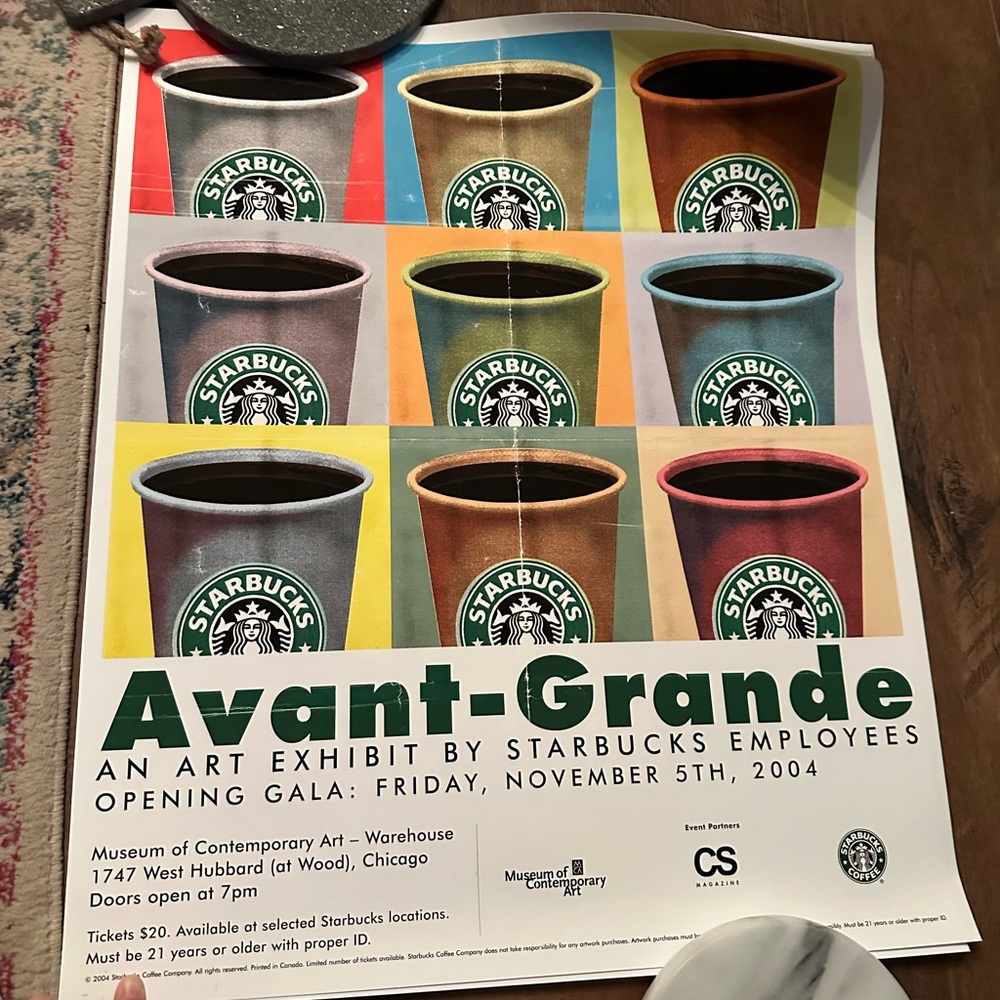 COPY - Best Vintage Starbucks Poster ever out there!
